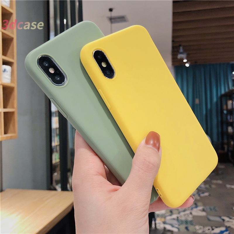 Casing Soft Case Realme C11 5i C15 C12 C17 C2 C3 7 7i 3 3i 5 6 C1 C3i 5 5S U1 X2 XT Q 6i 2 X2 5 PRO Narzo 20 PRO 10A 20A Motif Warna Polos-6