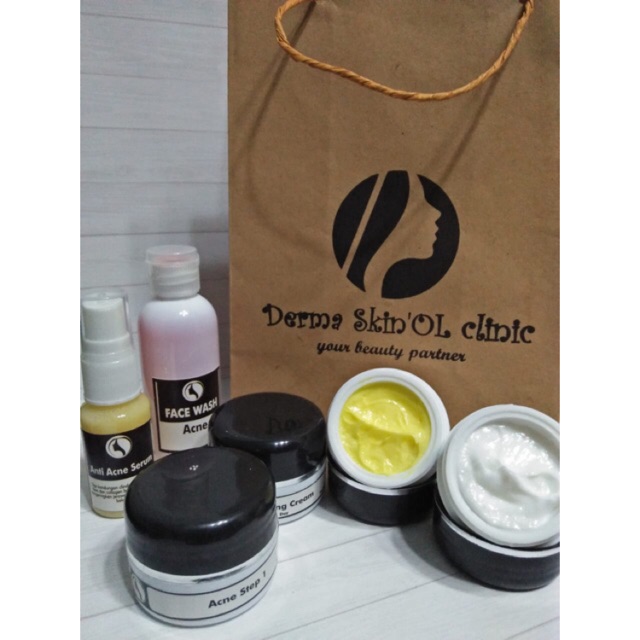 Paket perawatan wajah acne jerawat step 1 krim dokter farmasi farma beruntus berminyak bpom bkn hn