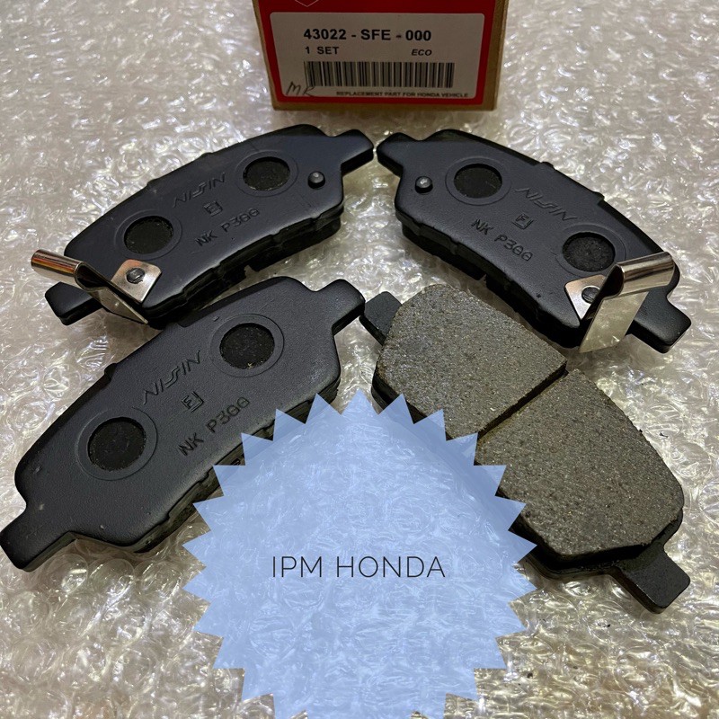 43022 SFE Bensco Brake Pad Kampas Rem Belakang Honda Odyssey RB1 RB3 2004 2005 2006 2007 2008 2009 2010 2011 2012 Elysion 2005-2010