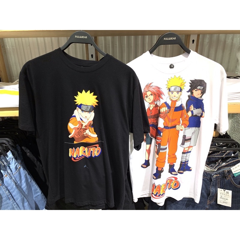 kaos pull&bear naruto original store