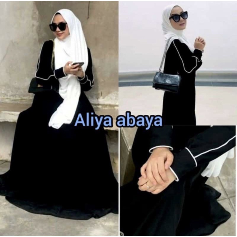 GAMIS ABAYA DRESS SYAR’I ALIYA FULL KLOK (BUSUI)