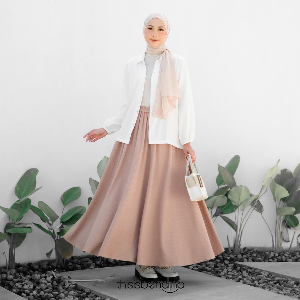 THISISBENDINA Rok Panjang Circle Polos CIRLE Skirt