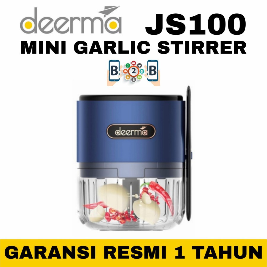 DEERMA JS100 MINI GARLIC STIRRER - Blender Penggiling Bawang Daging