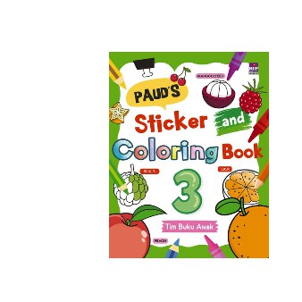 Paud's Sticker And Coloring Book 3      Bip