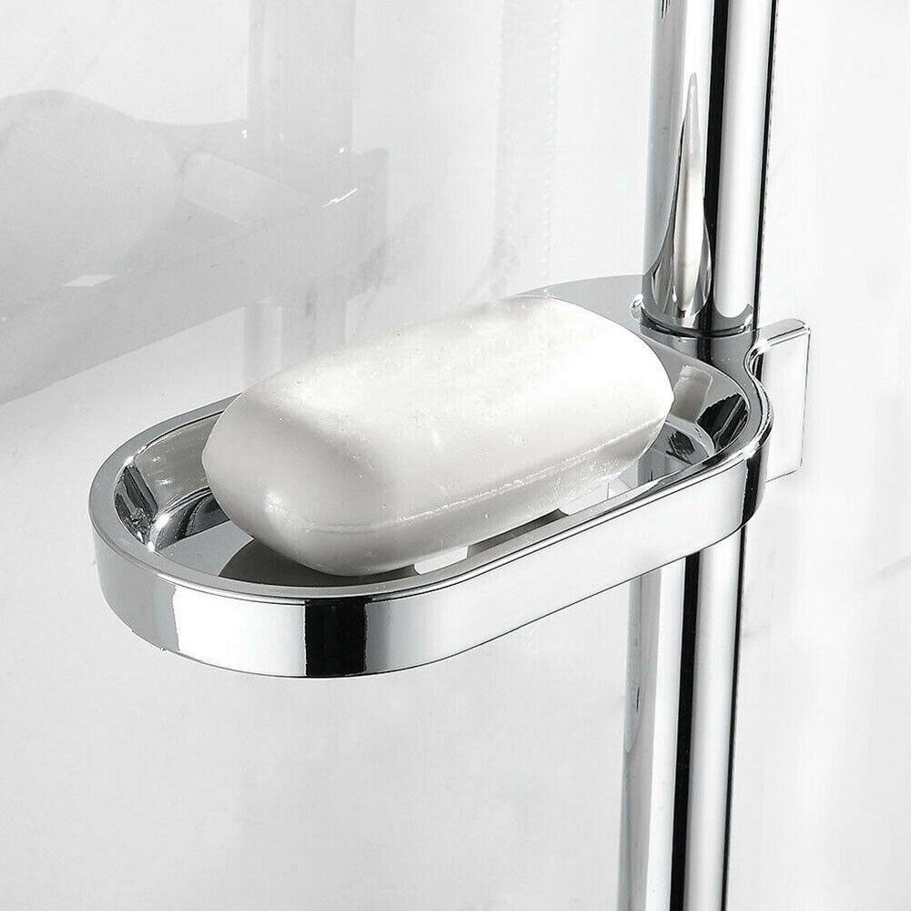 Populer Tempat Sabun Cuci Piring Untuk22 24 25 mm Silver Bath Shower Adjustable Rail Slide