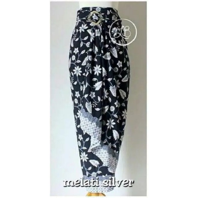 ROK LILIT BATIK / ROK LILIT / BAWAHAN KEBAYA / ROK KEBAYA / ROK WISUDA-Melati Silver