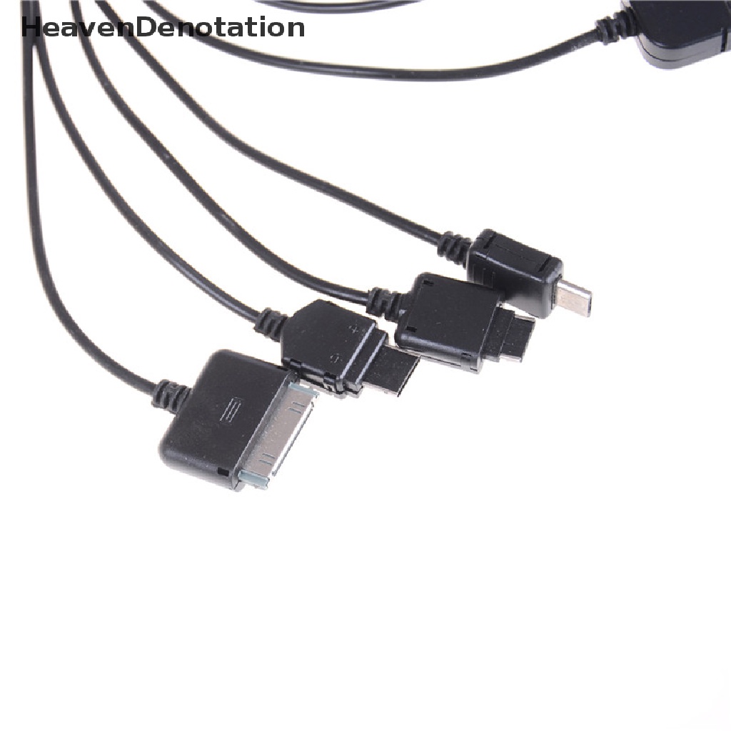 (Heavendenotation) Kabel Data / Charger Usb 10 In 1 Retractable Universal Untuk Handphone