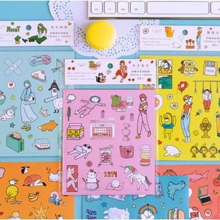 Winzige 10 40pcs Stiker Lucu DIY untuk Scrapbook Diary 