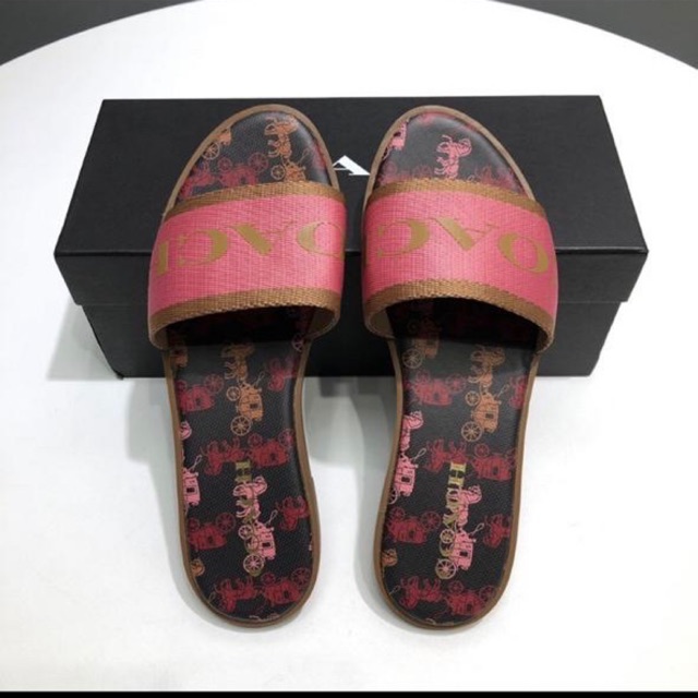 TERMURAH Coach slop signature slide sandal original