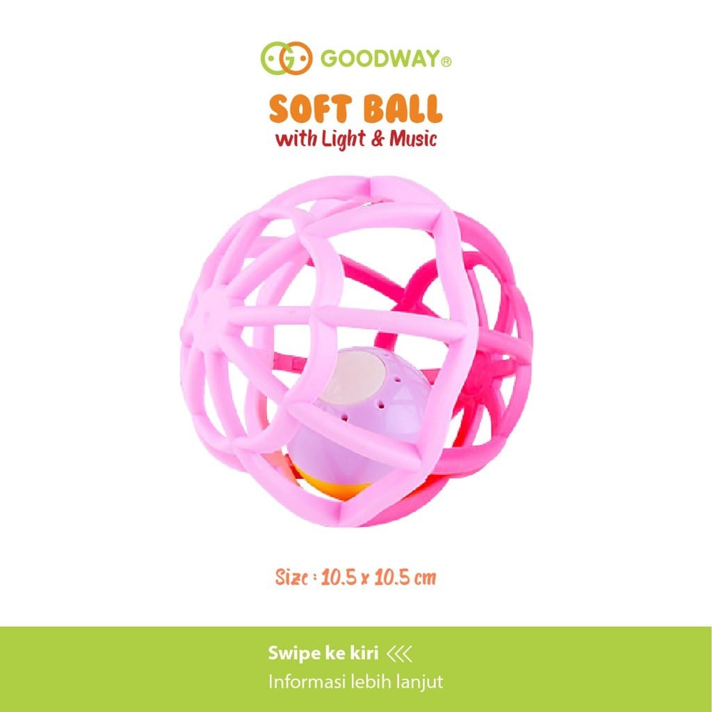 Goodway Ball With Light&amp;Music Mainan Anak - GWG106