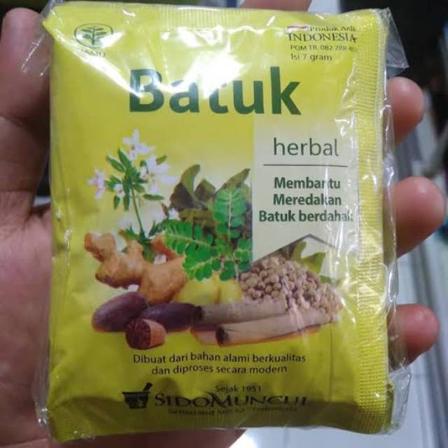 

Jamu Batuk Sido Muncul 1 Pack isi 10 pcs