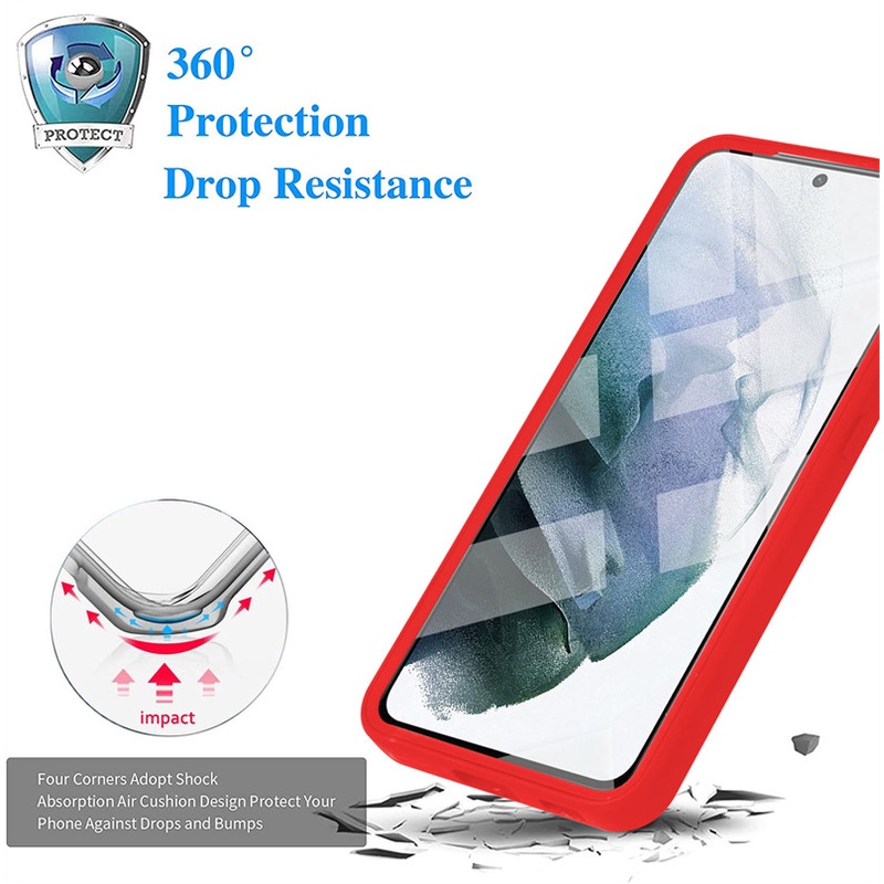 Oppo A96 A76 A15 A15s A16 A54 A55 A74 A52 A92 A95 A53 A33 A5 A9 2020 Reno 5F Case 360sarung Pelindung Full Body-3