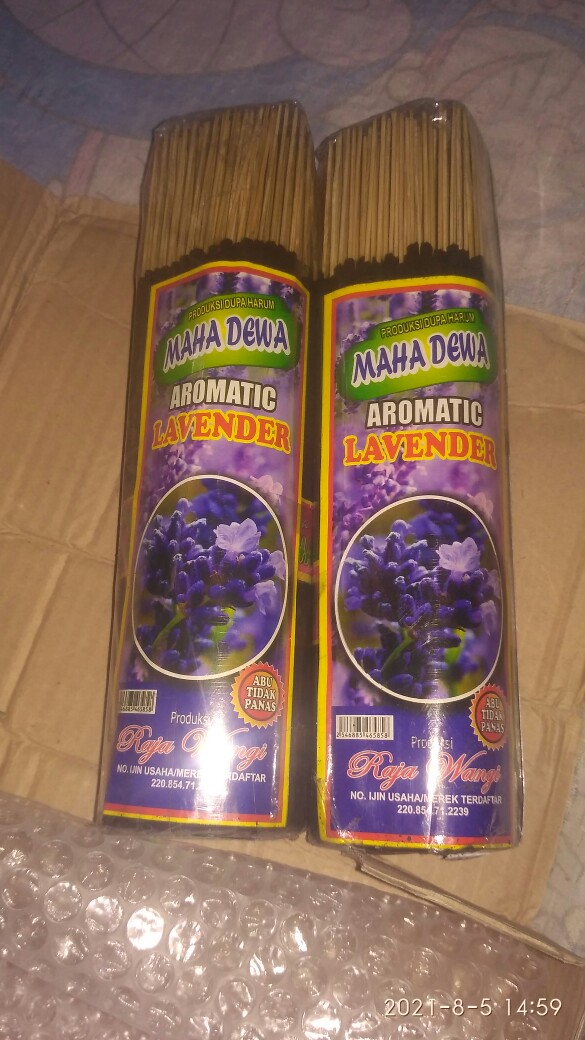 Dupa Maha Dewa Aromatic Sedap Malam - Lavender - Cempaka - Orchid - Jasmine - Sari Madu - Sandat