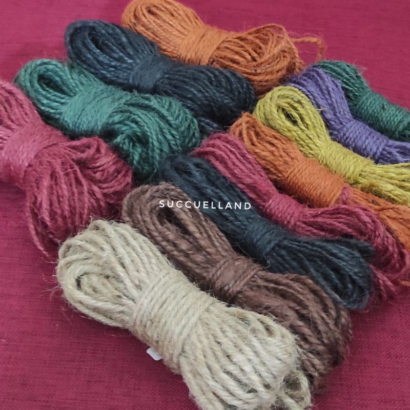 

5M & 10M Tali Hias | Goni | Twine | 25 Meter Warna 2Ply 3 Ply 4 Ply | Rami Meteran | Tali Kado | Packaging