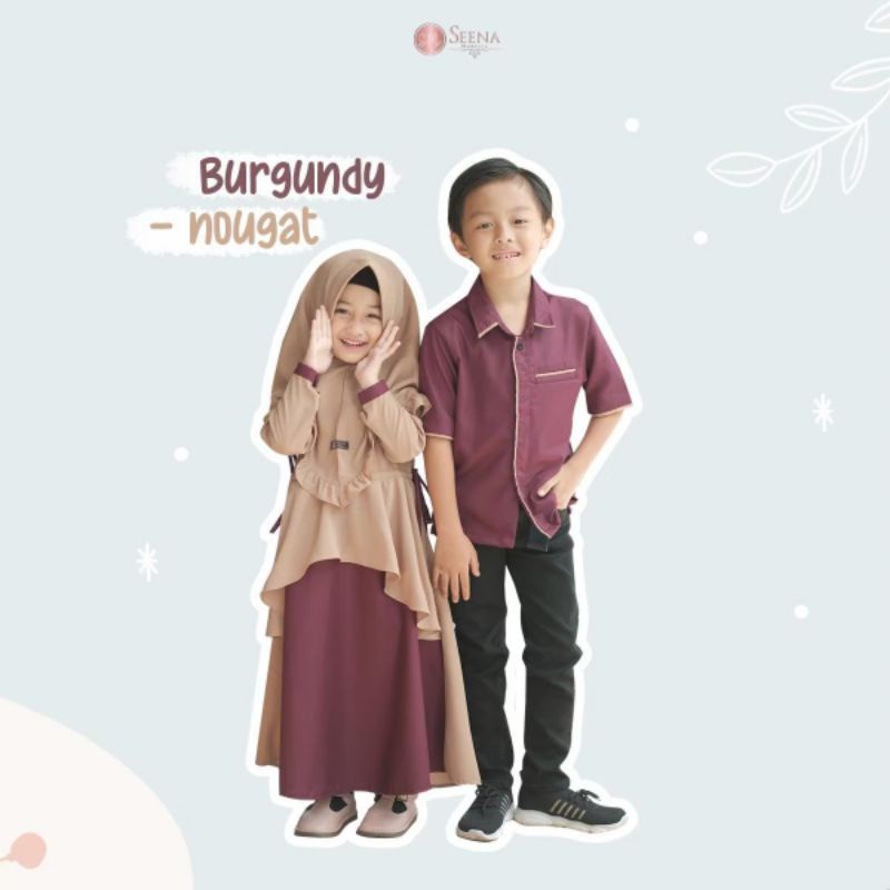 FAMILY SET KAMIL KAMILA BY SEENA SARIMBIT KELUARGA BRANDED KEMKO DRESS MURAH