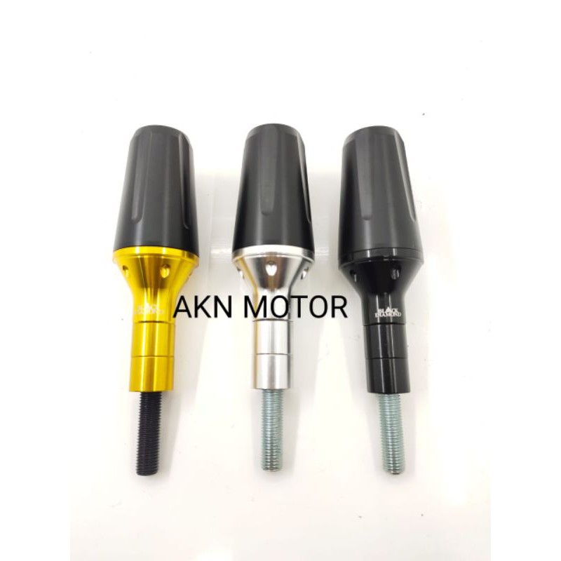 jalu knalpot satuan black diamond cnc plastik universal motor