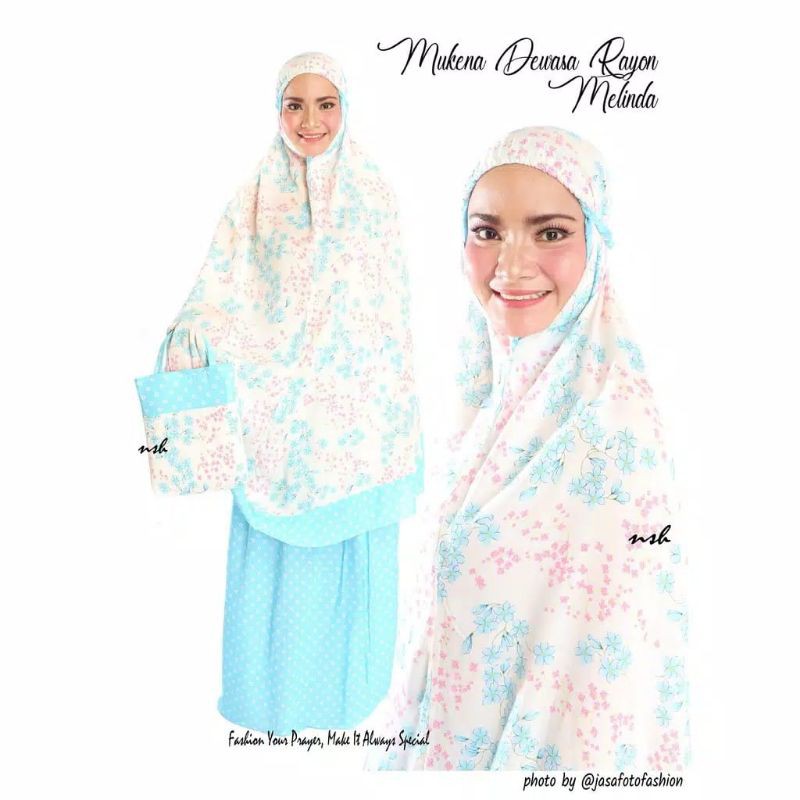 Mukena Katun Jepang Kembang Rayon