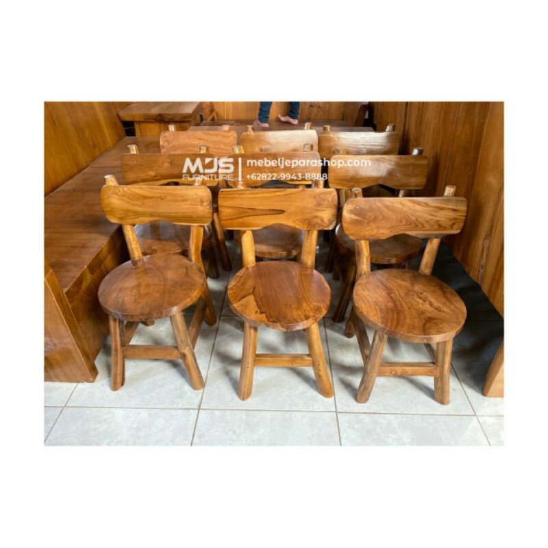 Kursi jati antik kursi teras kayu jati solid