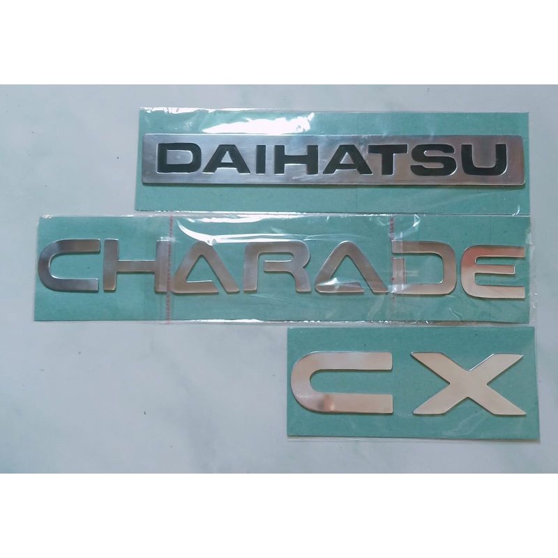 Emblem daihatsu charade CX custom