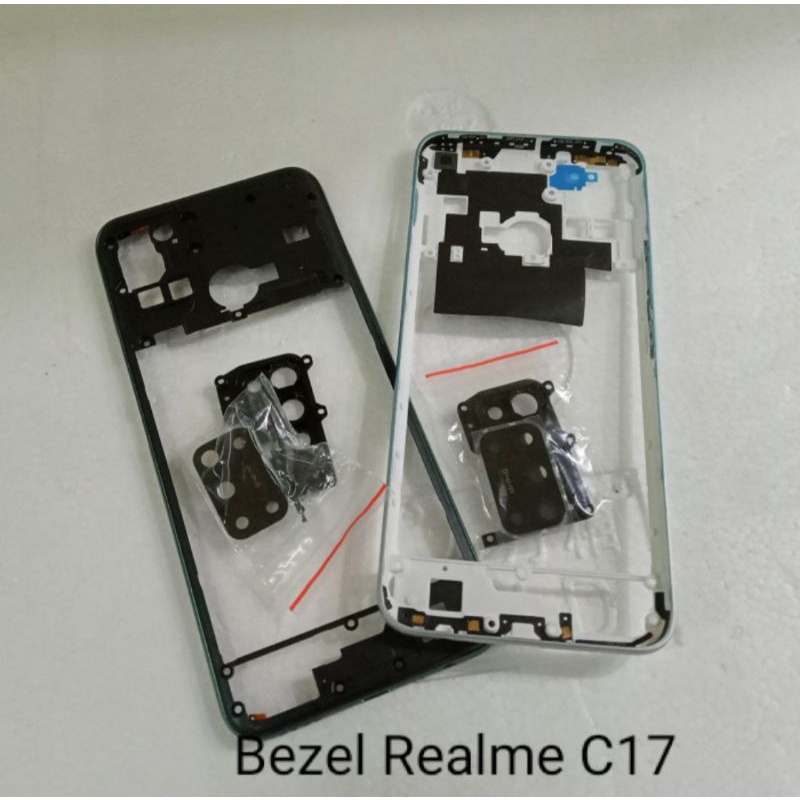 Bezzel Tutup mesin Realme C17 + kaca kamera