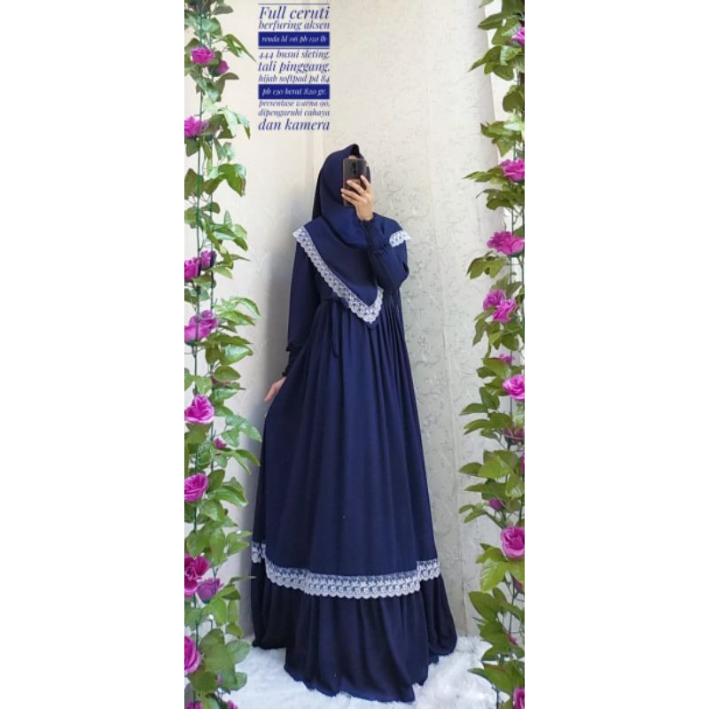 set ceruti gamis syar'i