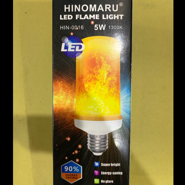 HINOMARU LED Flame Light Bulb 5W