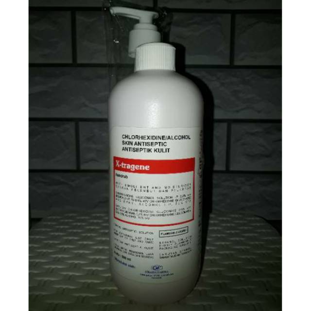 X-tragene Chlorhexidine Hand Sanitizer Antiseptic 500ML, 70 % Alcohol