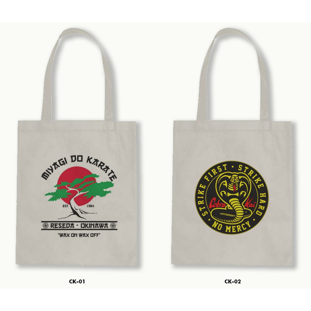 TOTE BAG BLACU 30X40 - COBRA KAI