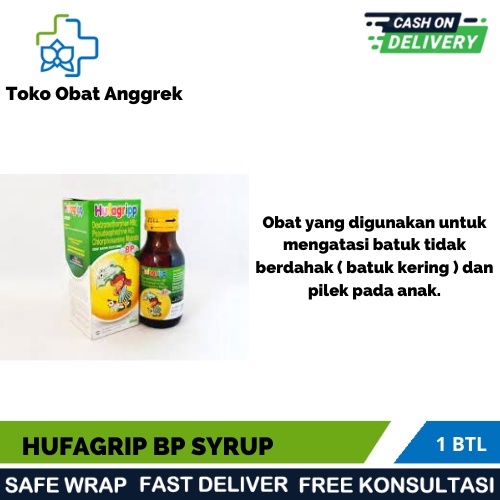HUFAGRIP BP/60 ML/OBAT BATUK DAN PILEK ANAK/BATUK TIDAK BERDAHAK