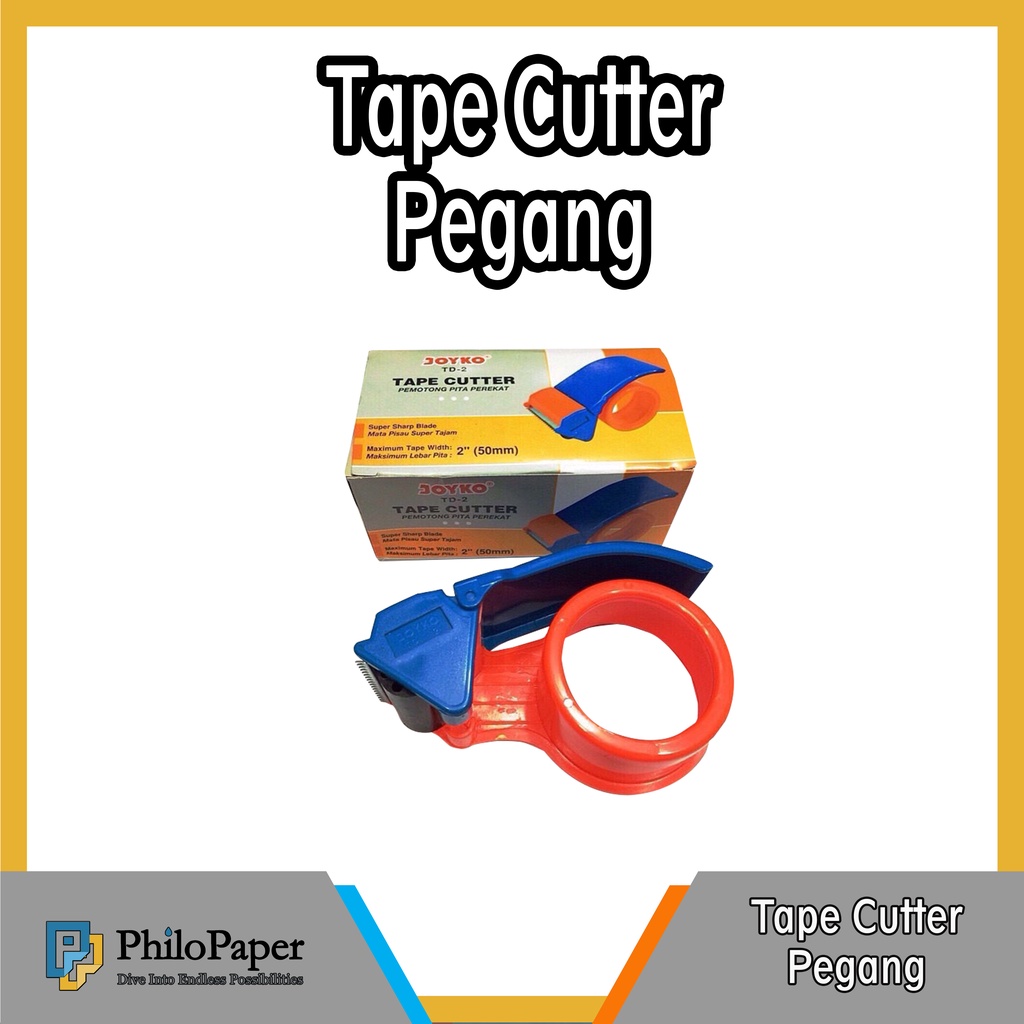 

ATK ~ Tape Cutter Pegang Plastik Besi