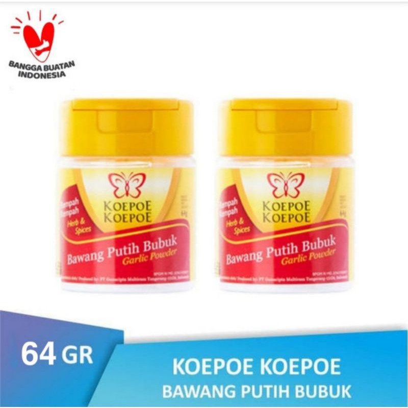 

Koepoe-koepoe bawang putih bubuk 64gr bubuk/Kupu-kupu garlic powder