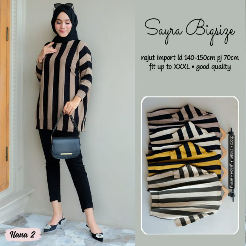 DIORIS BLOUSE//SAYRA BIGSIZE