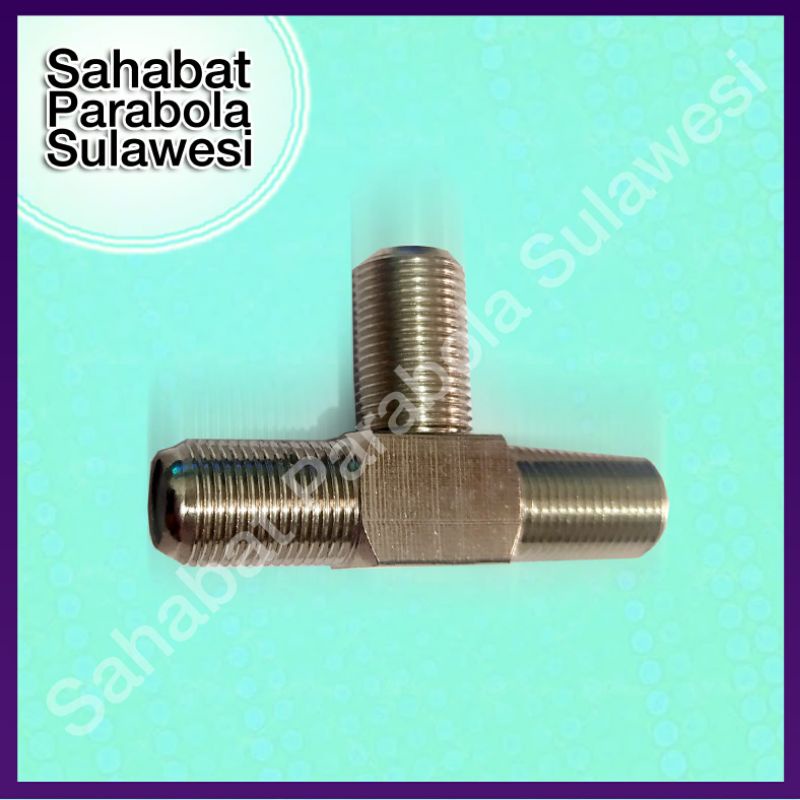 CONNECTOR KABEL ANTENA T PANJANG