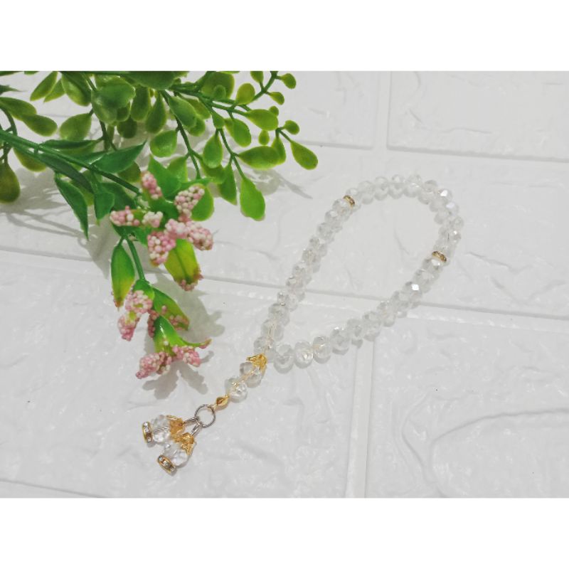 TASBIH KRISTAL/TASBIH CANTIK/SOUVENIR TASBIH/TASBIH MURAH/TASBIH KRISTAL CEKO
