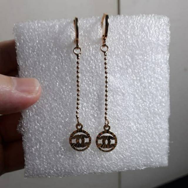 Anting Panjang model unik