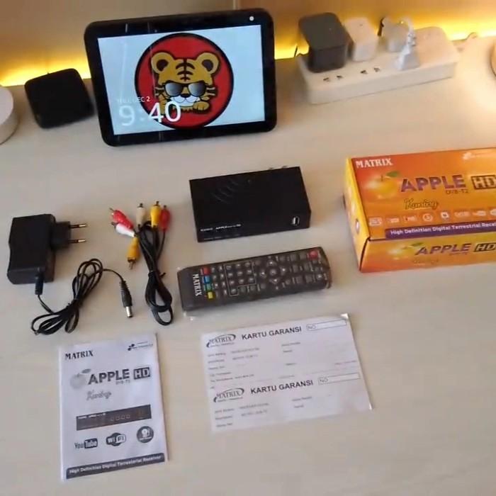 SET TOP BOX TV DIGITAL MATRIX KUNING SUPPORT DONGLE WIFI BISA YOUTUBE