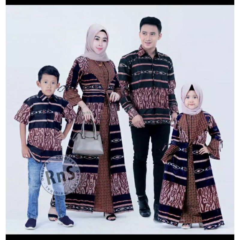 COUPLE KELUARGA || BATIK SERAGAM KELUARGA || COUPLE TENUN
