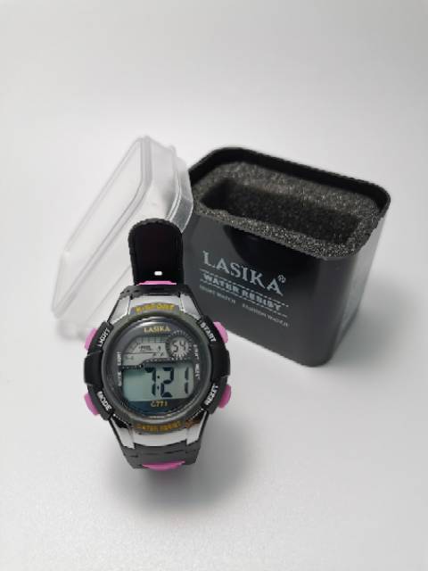 Jam tangan digital Anak Anak dan remaja water Resist Lasika 771