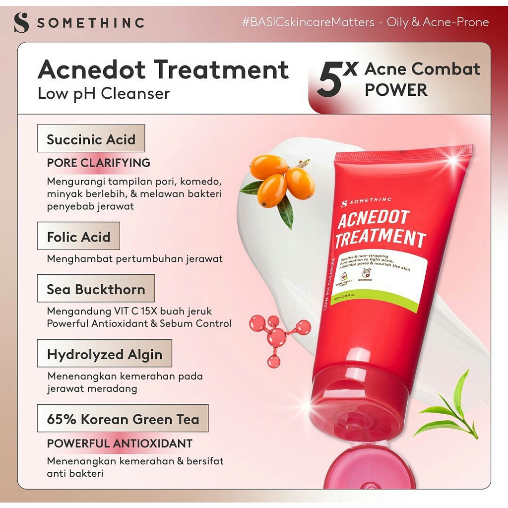 SOMETHINC ACNEDOT Treatment Low pH Cleanser 100ml