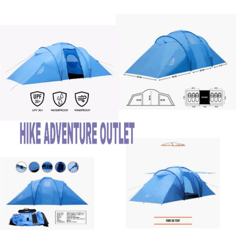 fami 36 tent kap 6 orang dhaulagiri/ tenda big kap 6p