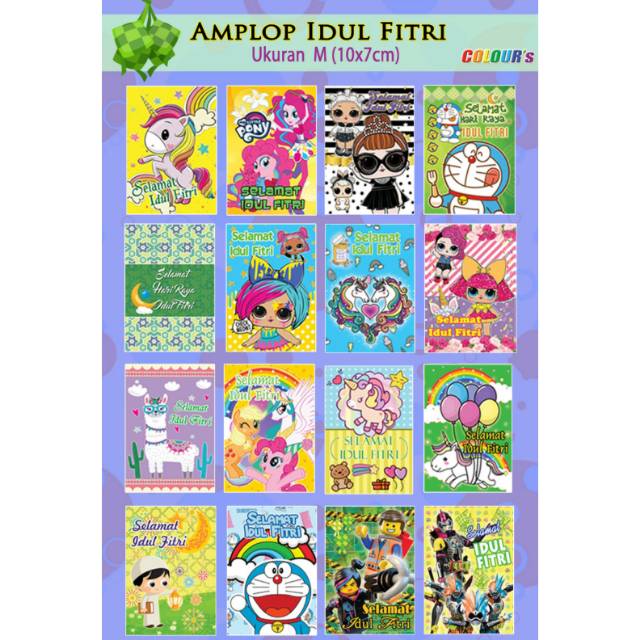 

AMPLOP IDUL FITRI ( 1 pak isi 10 lembar )