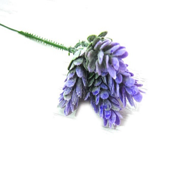 Tokyo 1 bunga plastik 1 stalk lupine bush (404383)-2