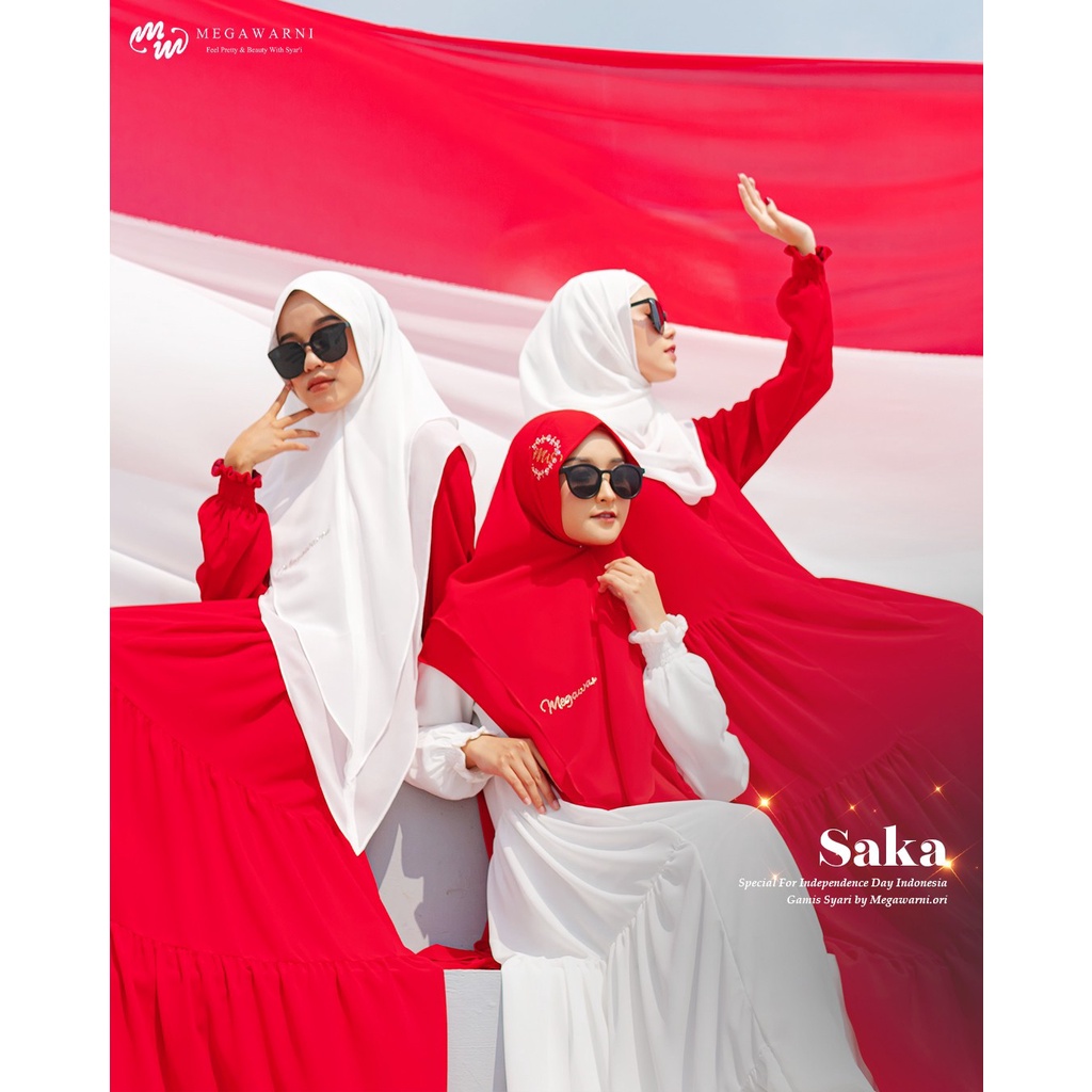 Saka Dress KEMERDEKAAN SERIES By Megawarni