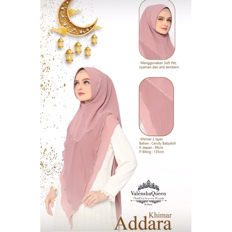 VALENSHA | Khimar ADDARA PAYET SPECIAL HARI RAYA