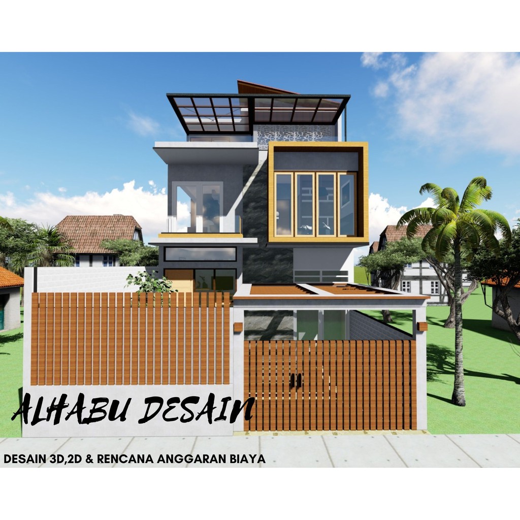 Jual Jasa Desain Rumah 3D Gambar Kerja 2D RAB IMB Free Animasi SEPUASNYA Indonesia Shopee Indonesia