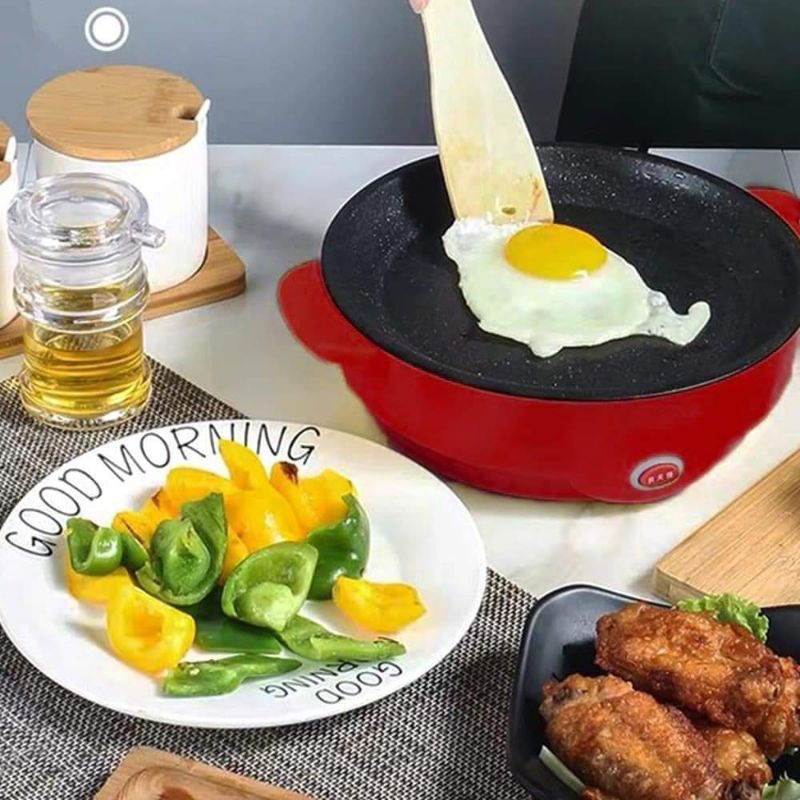 panggangan listrik panggangan bbq panggangan sosis Frying pan Alat masak listrik multifungsi panggan