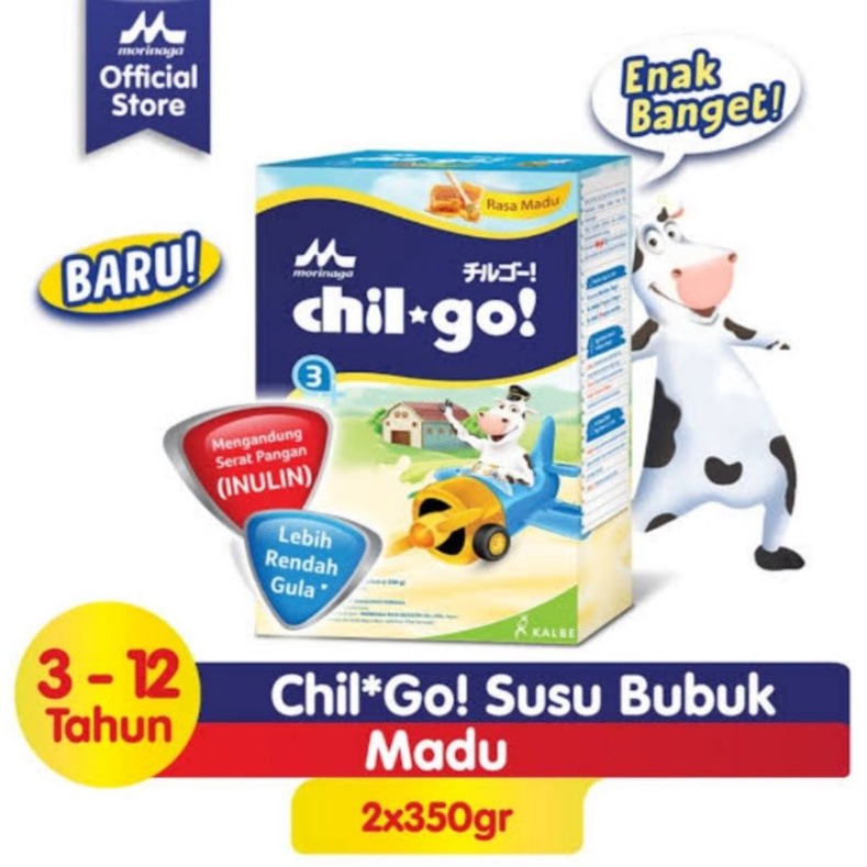 Chil go Powder 3+ Vanilla, Madu 300gr/700gr