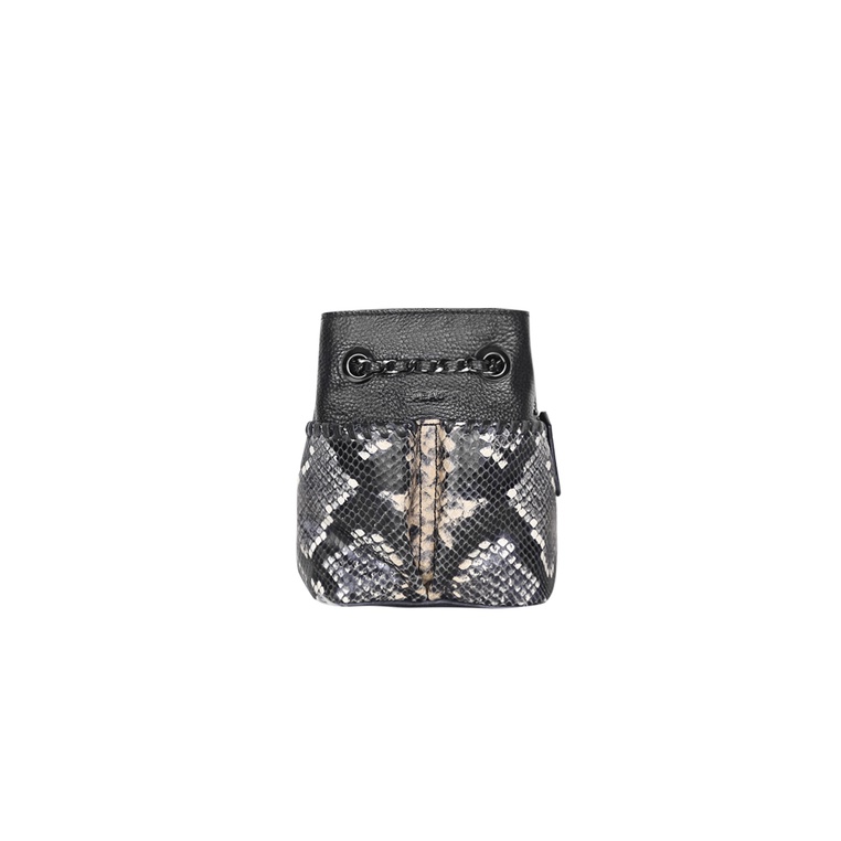 PEAU | Cloe Bag - Black Python