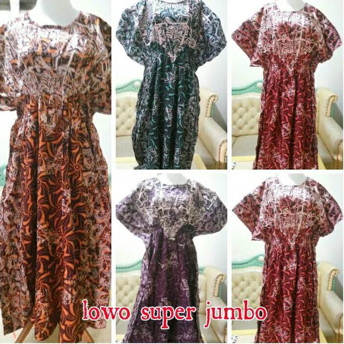 terlaris daster jumbo kelelawar baju tidur santai ld 160cm