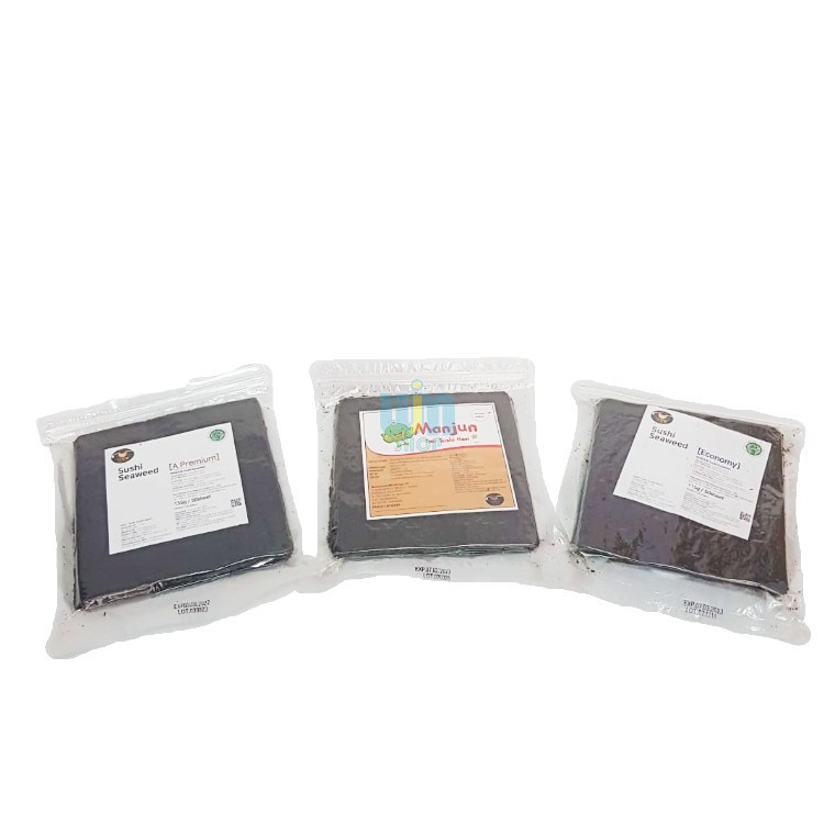

Manjun Sushi Nori Rumput Laut Halal 50 Lembar